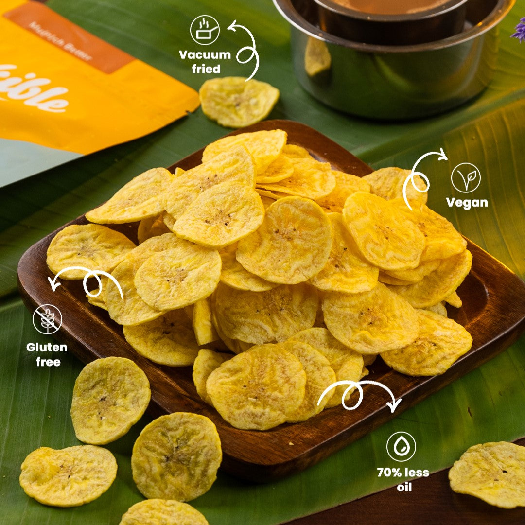 Vaccum Fried Banana Chips Salted