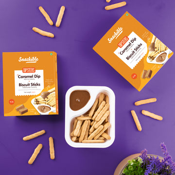 Salted Caramel Dip with Biscuit Sticks (Pack of 2)
