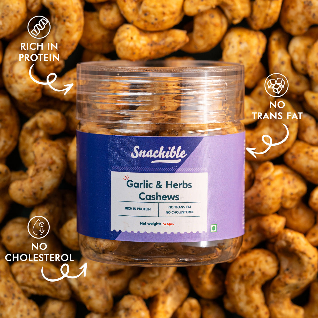 Garlic & Herbs Cashews